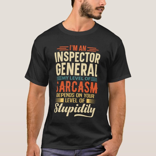 T-shirt Je suis Inspecteur Général (Devant)