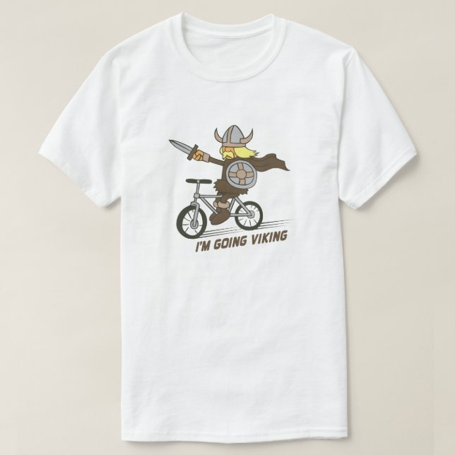 T-shirt Je suis jeu de mots drôle allant de Viking (Design devant)
