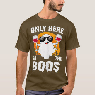 T-shirt Je suis juste ici pour la coupe de fantôme des hom