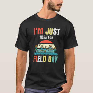 T-shirt Je suis juste ici pour le 1er jour