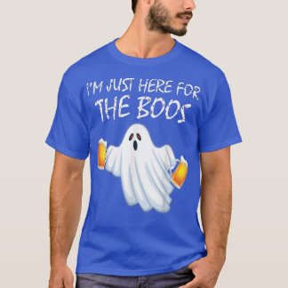 T-shirt Je Suis Juste Ici Pour Le Citrouille D'Halloween D