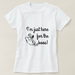 T-shirt Je suis juste ici pour le drôle de fantôme des liv