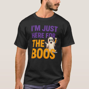T-shirt Je suis juste ici pour le Fantôme d’Halloween de B