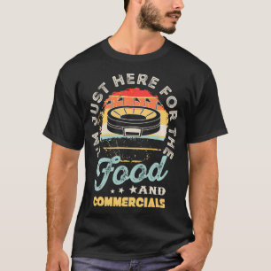 T-shirt Je suis juste ici pour le Halfti de la Nourriture