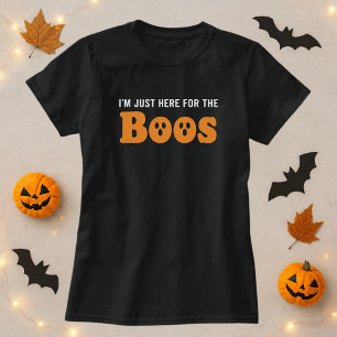 T-shirt Je suis juste ici pour le jeu de Fun d’Halloween B