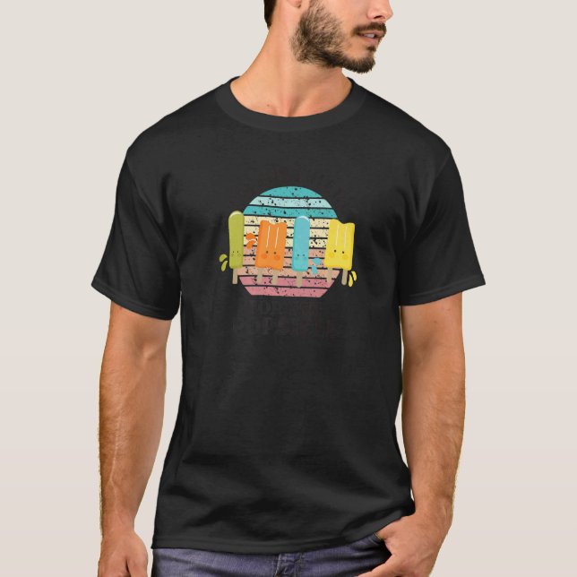 T-shirt Je suis juste ici pour le Popsicle pour hommes fem (Devant)