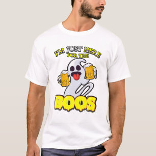 T-shirt Je suis juste ici pour les Boos - Bière Lover Éffr