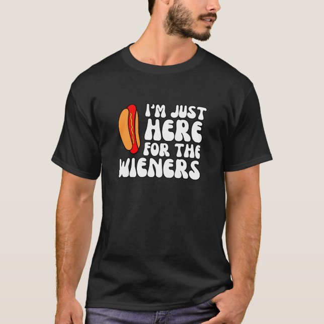 T-shirt Je suis juste ici pour les plus grands, Amoureux d (Devant)