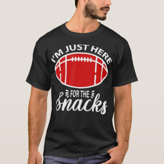 T-shirt Je suis juste ici pour les snacks Drôle Imaginaire