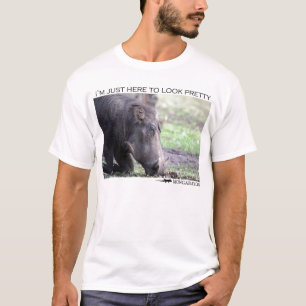 T-shirt Je suis juste ici pour regarder assez - le warthog