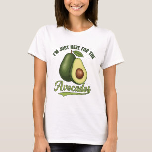 T-shirt Je suis juste là pour les Avocados Amoureux de l