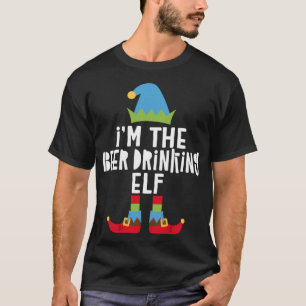 T-shirt Je suis La Bière Boire Elf Correspondant Costu de 