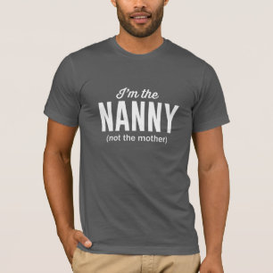 T-shirt Je suis la bonne d'enfants, pas la mère