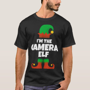 T-shirt Je suis La Caméra Elf Famille Pyjama Christmas Man