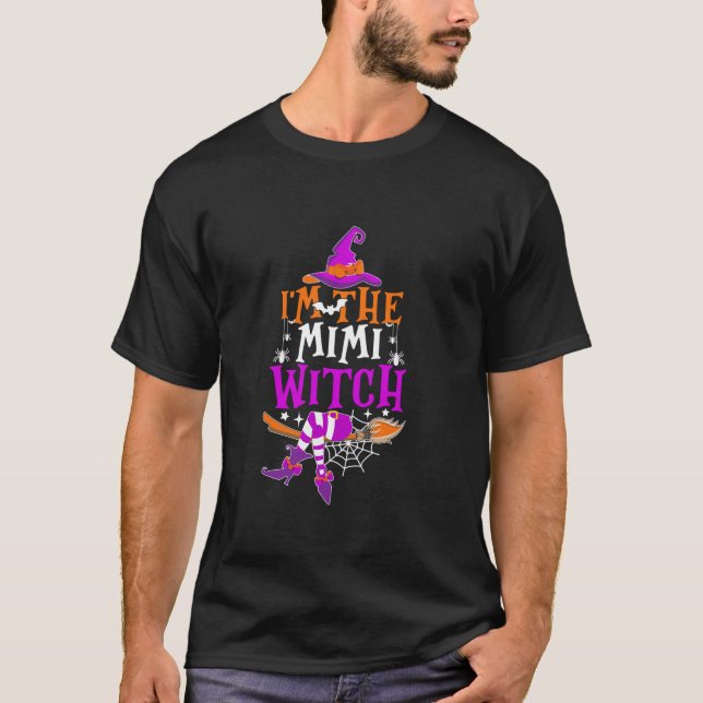 T-shirt Je suis la chemise sorcière Mimi Funny Halloween F (Devant)