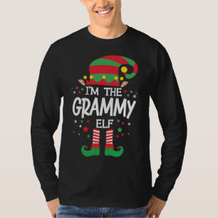 T-shirt Je suis la famille des elfes Grammie qui correspon