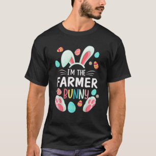T-shirt Je suis la fête de Pâques du lapin paysan