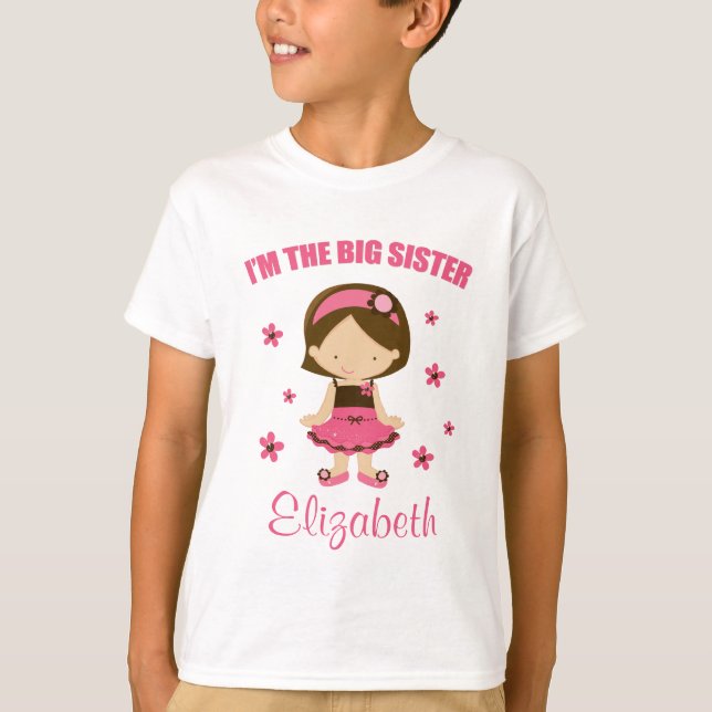 T-shirt Je suis la grande soeur (Devant)