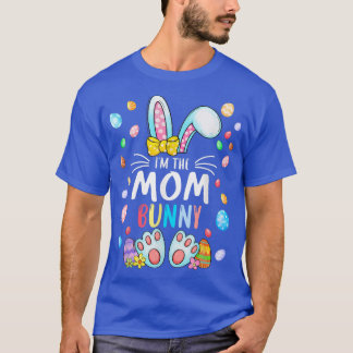 T-shirt Je suis La Maman Lapin Matching Famille Fête de Pâ