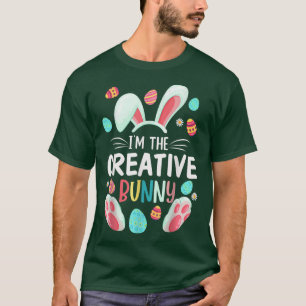 T-shirt Je suis la partie créative de la famille de jumela