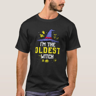 T-shirt Je suis la plus vieille sorcière jumelée famille H