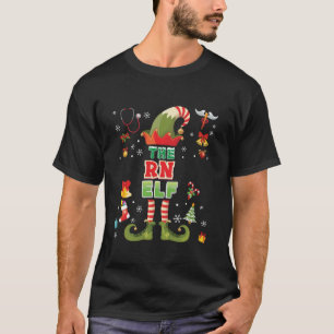 T-shirt Je suis la RN Nurse Elf Costume de Noël Sweater Ug