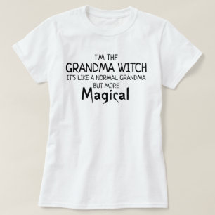 T-shirt Je suis la sorcière grand-mère Halloween