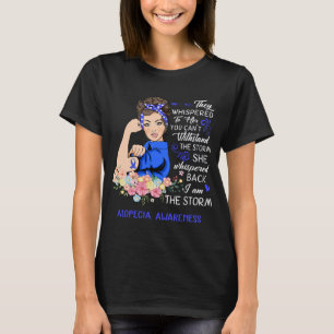 T-shirt Je Suis La Tempête Alopécie Sensibilisation