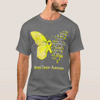 T-shirt Je Suis La Tempête Beurre De Sensibilisation Au Ca