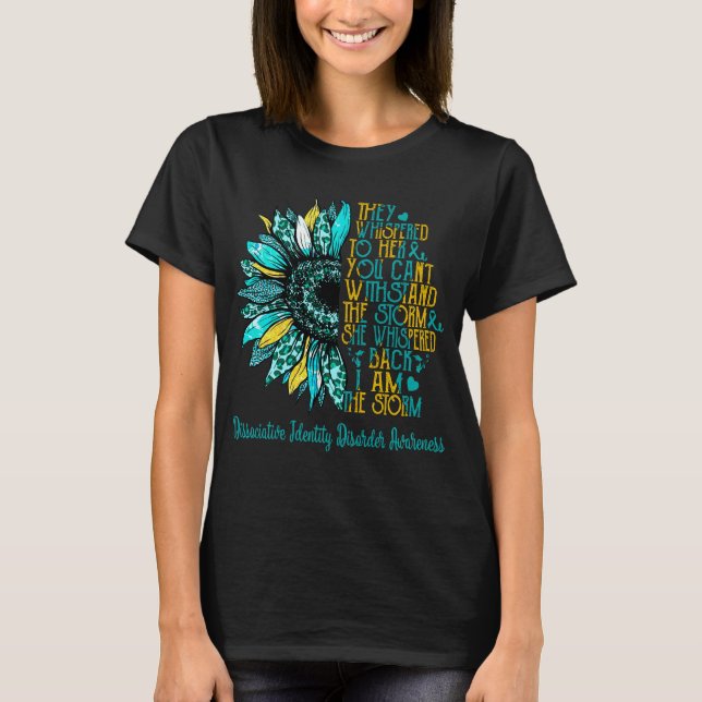 T-shirt Je Suis La Tempête Désordre Identitaire Dissociati (Devant)