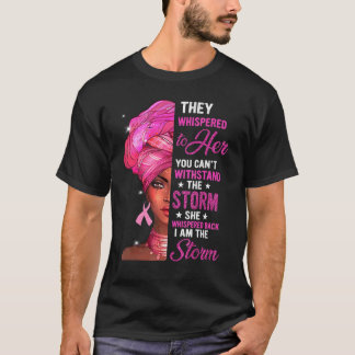 T-shirt Je Suis La Tempête Melanin Femme Histoire Noire Re