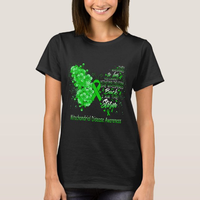 T-shirt Je Suis La Tempête Mitochondriale Maladie Sensibil (Devant)
