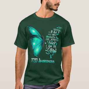 T-shirt Je suis la tempête papillon de sensibilisation au