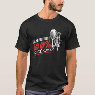 T-shirt Je suis la voix sur l'artiste Enregistrement vocal