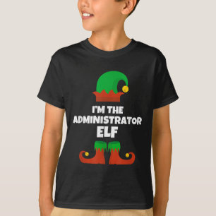 T-shirt Je suis l'administrateur Elf Family Pyjama Noël