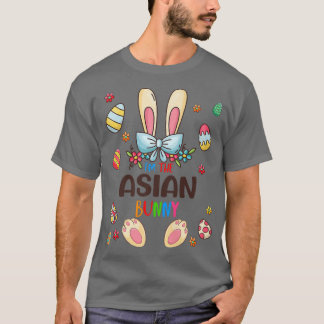 T-shirt Je suis L'Asiatique Lapin Jour de Pâques Jour de C