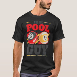 T-shirt Je suis le billard Billiard Men Pool Player