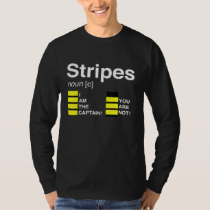 T-shirt Je Suis Le Capitaine - Le Sens Amusant De Pilote U