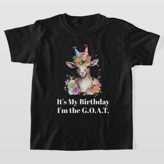 T-shirt Je suis le CHEMIN - Chèvre d'honneur Anniversaire (Poser)