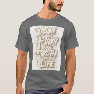 T-shirt Je suis le chemin, la vérité, la vie – Graffiti Fa