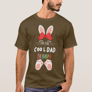 T-shirt Je suis Le Cool Papa Bunny Matching Family Group E