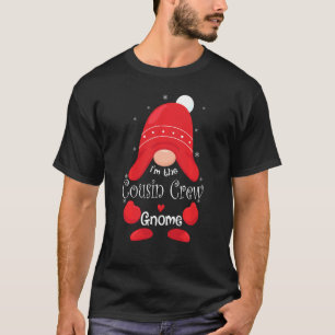 T-shirt Je Suis Le Cousin Crew Gnome Family Matching Group