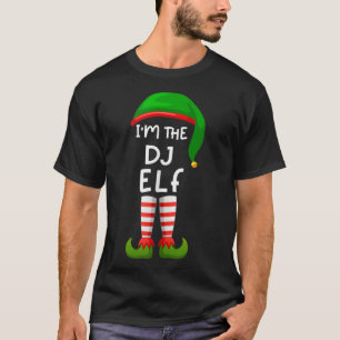 T-shirt Je suis le DJ Elf Funny Elf Family Match