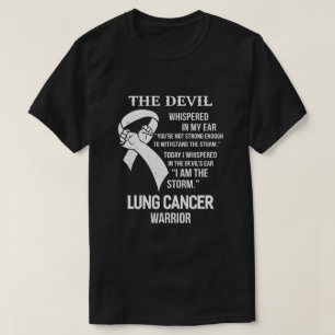 T-shirt Je Suis Le Don Du Guerrier Du Cancer Du Poumon De 