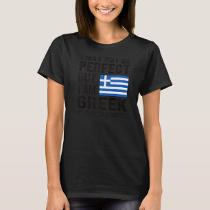 T-shirt Je suis le drapeau grec Héritage Grèce Racines gre
