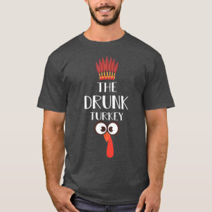 T-shirt Je suis le Drunk Turkey Matching Family Pyjamas Me