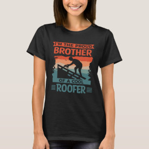 T-shirt Je suis Le Fier Frère D'Un Toit De Toit Cool