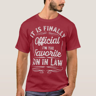 T-shirt Je Suis Le Fils Préféré En Droit Relation Familial