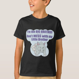 T-shirt Je suis le frère, ne salis pas mon petit frère