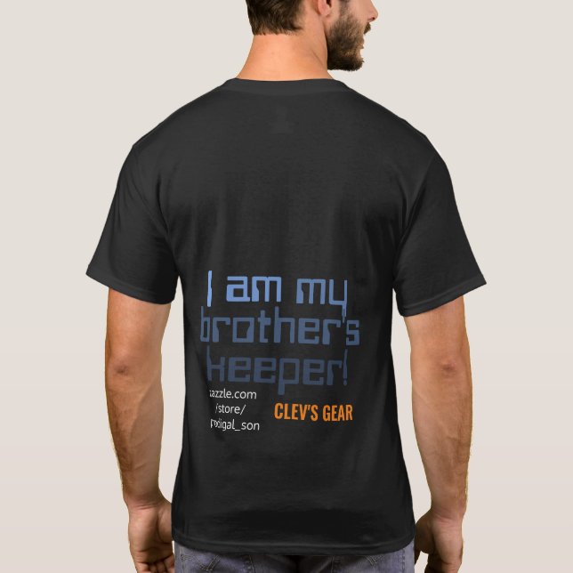 T-shirt Je suis le gardien de mon frère (Dos)